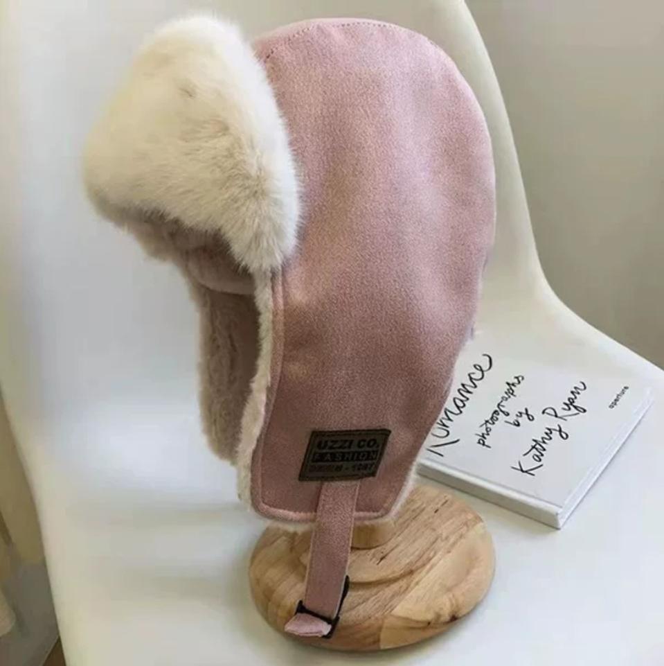 보들보들 귀달이털모자  8세~성인