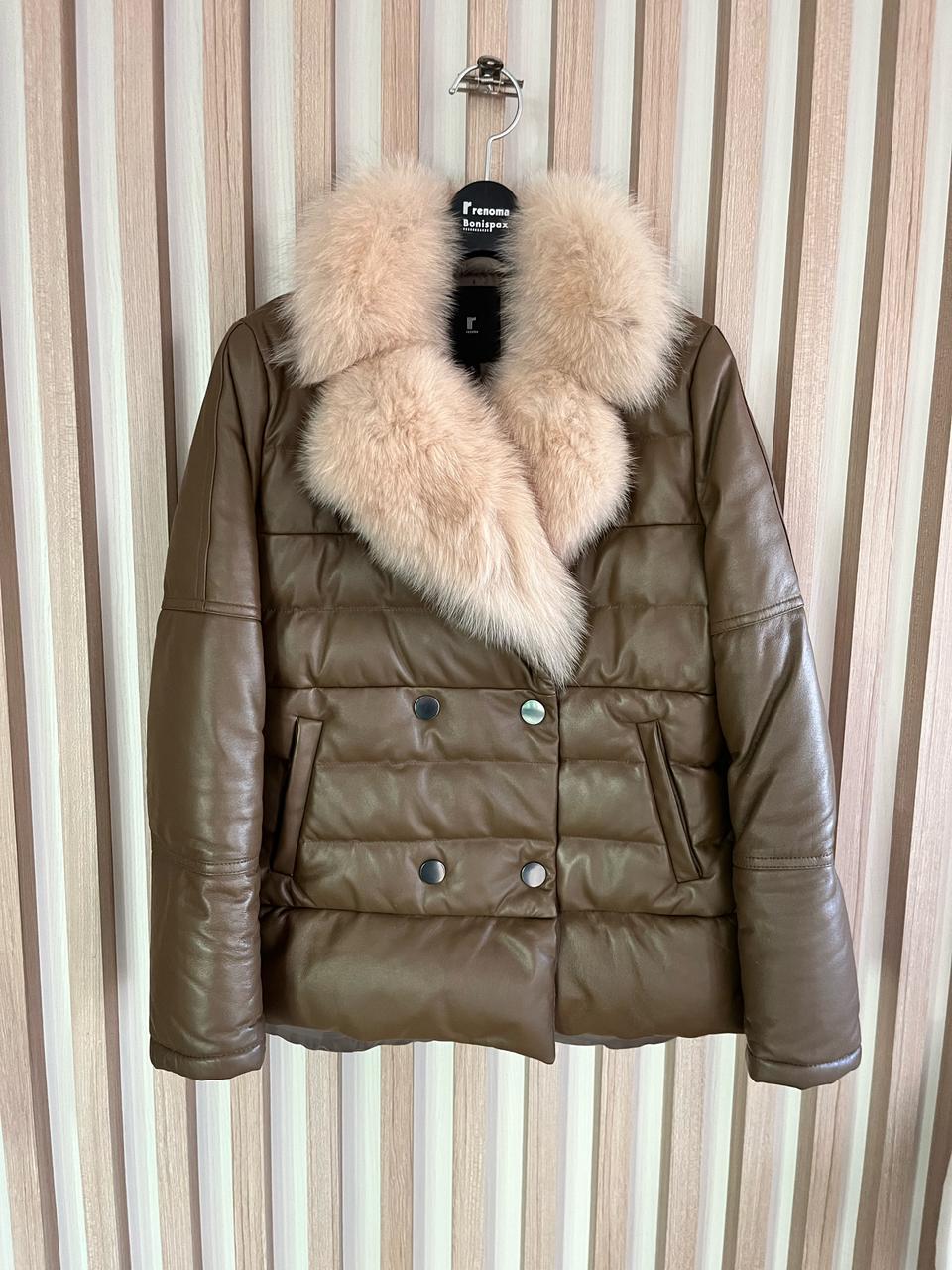 양가죽 구스다운 자켓