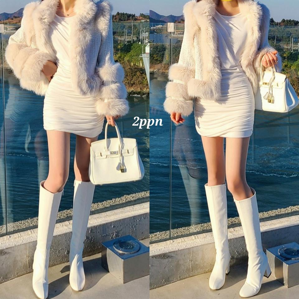 ❤ 트위드 폭스 퍼자켓 ❤