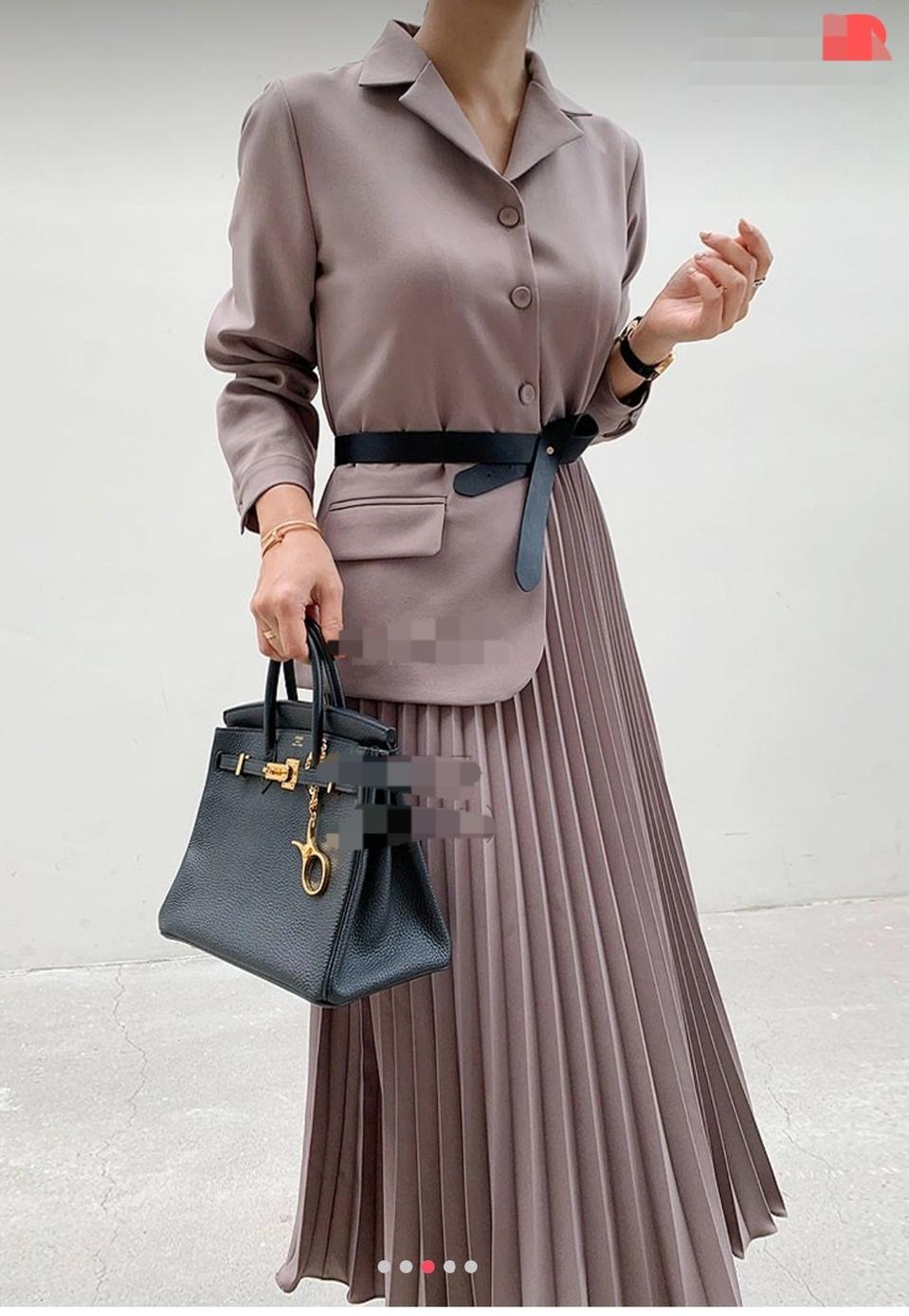 입으면 엄청예쁜!!드마르 디오르 플리츠원피스(벨트미포함)