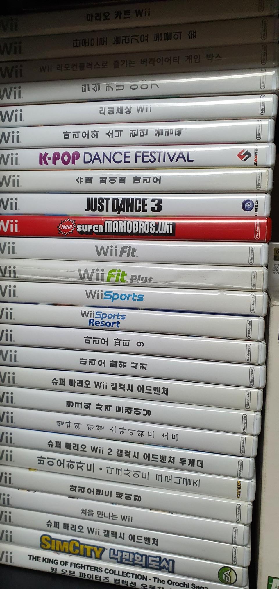 닌텐도 Wii 정품 게임 시디 팝니다.