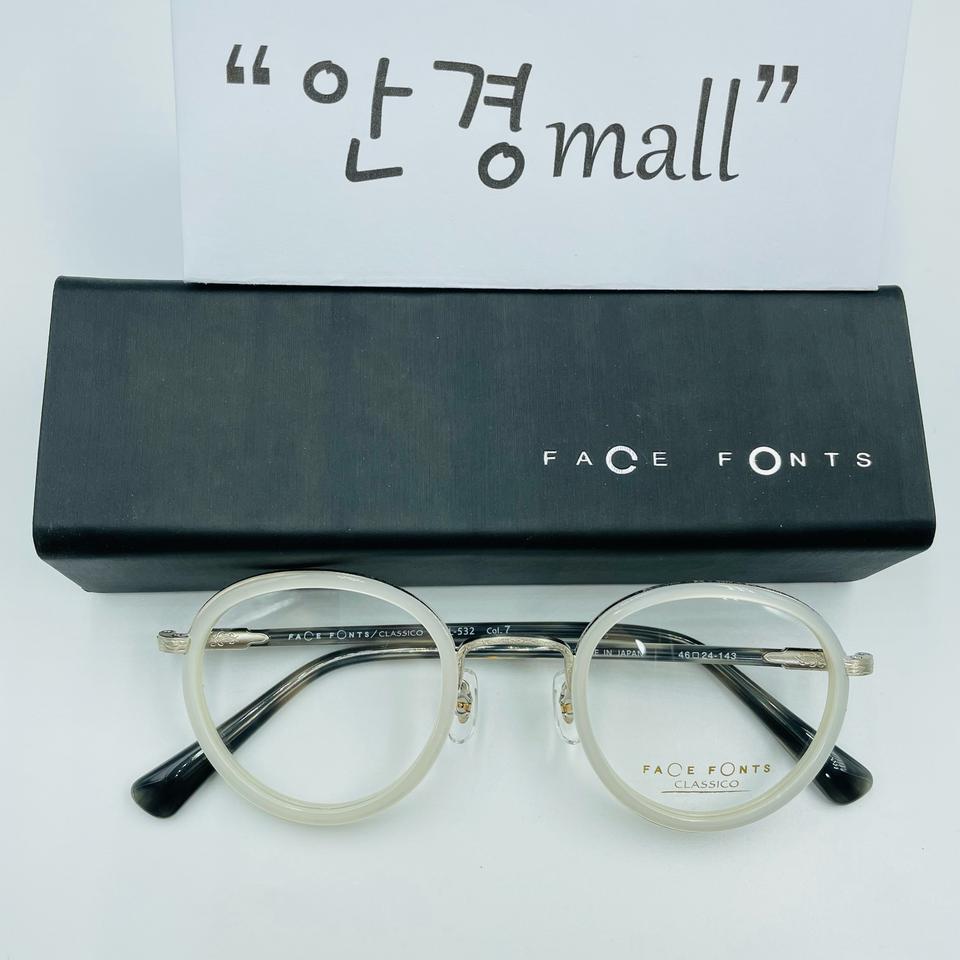 페이스폰트face fonts 둥근솔텍스 안경테cl-532 col.7