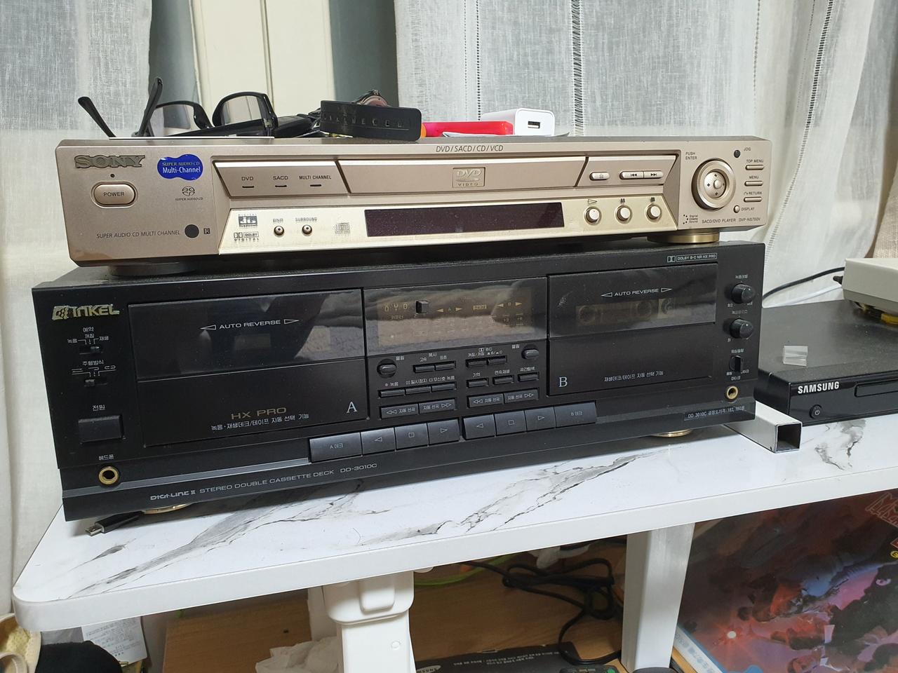 인켈카셑트 소니dvd