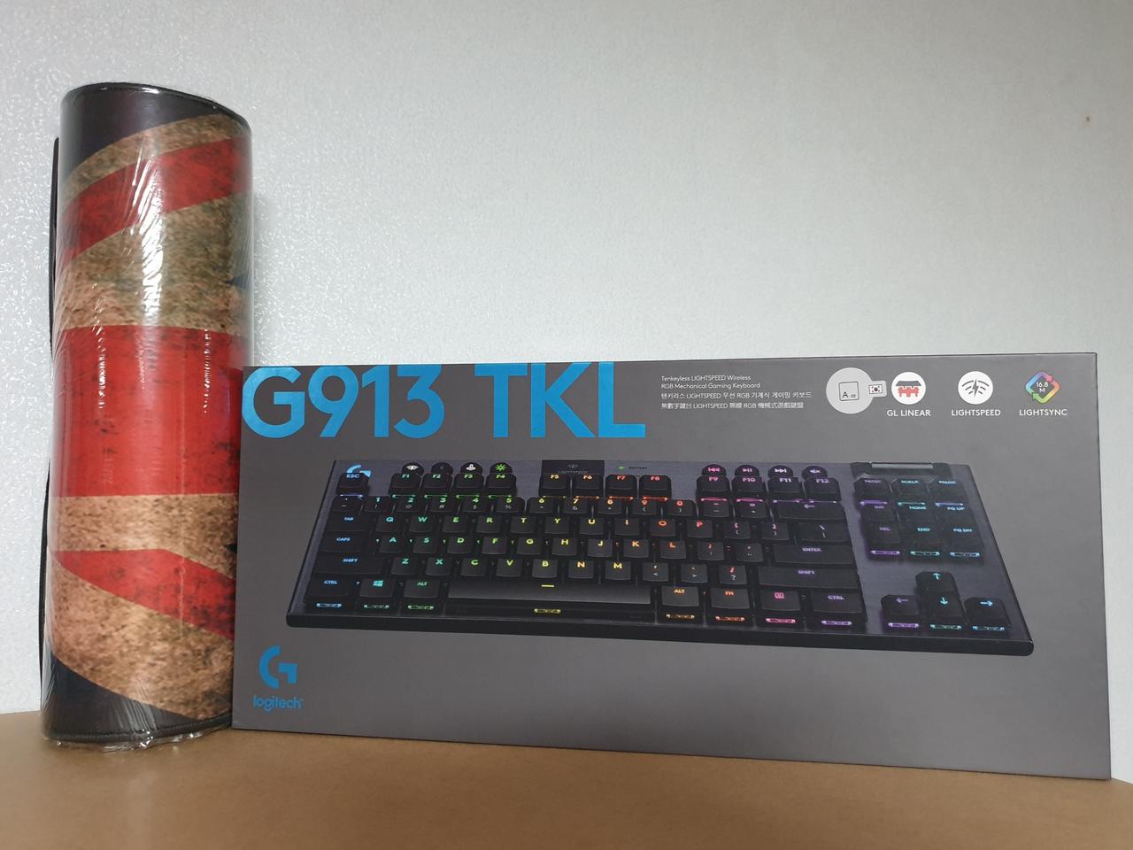 [미개봉] 로지텍 G913 TKL 텐키리스 무선키보드 사은품 포함 새제품