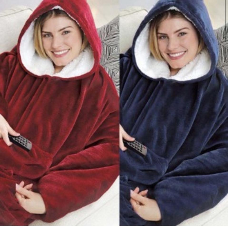 방콕후드담요 극세사 입는담요 집순이담요 블랭킷 캠핑