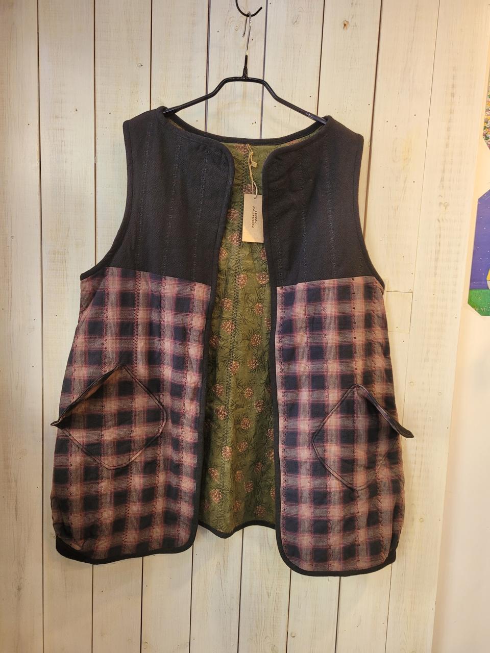 조끼 (퀼트느낌/프리사이즈)