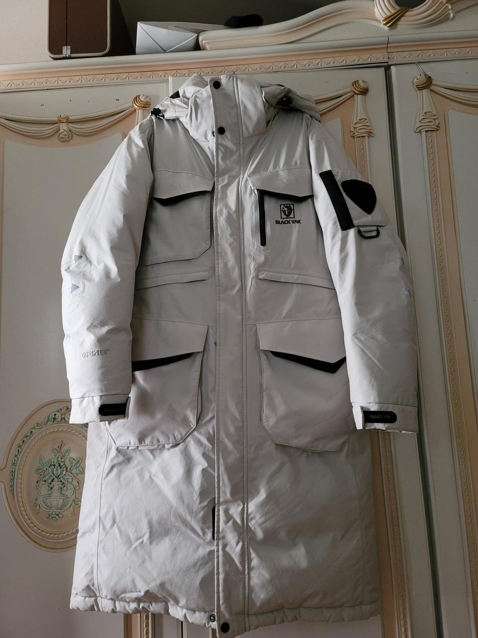 블랙야크 엣지 롱 구스다운자켓