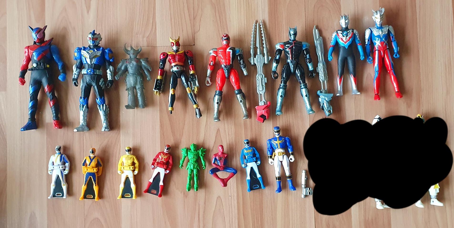 가면라이더, 파워레인져, 파워레인저, 울트라맨 장난감 피규어 팝니다