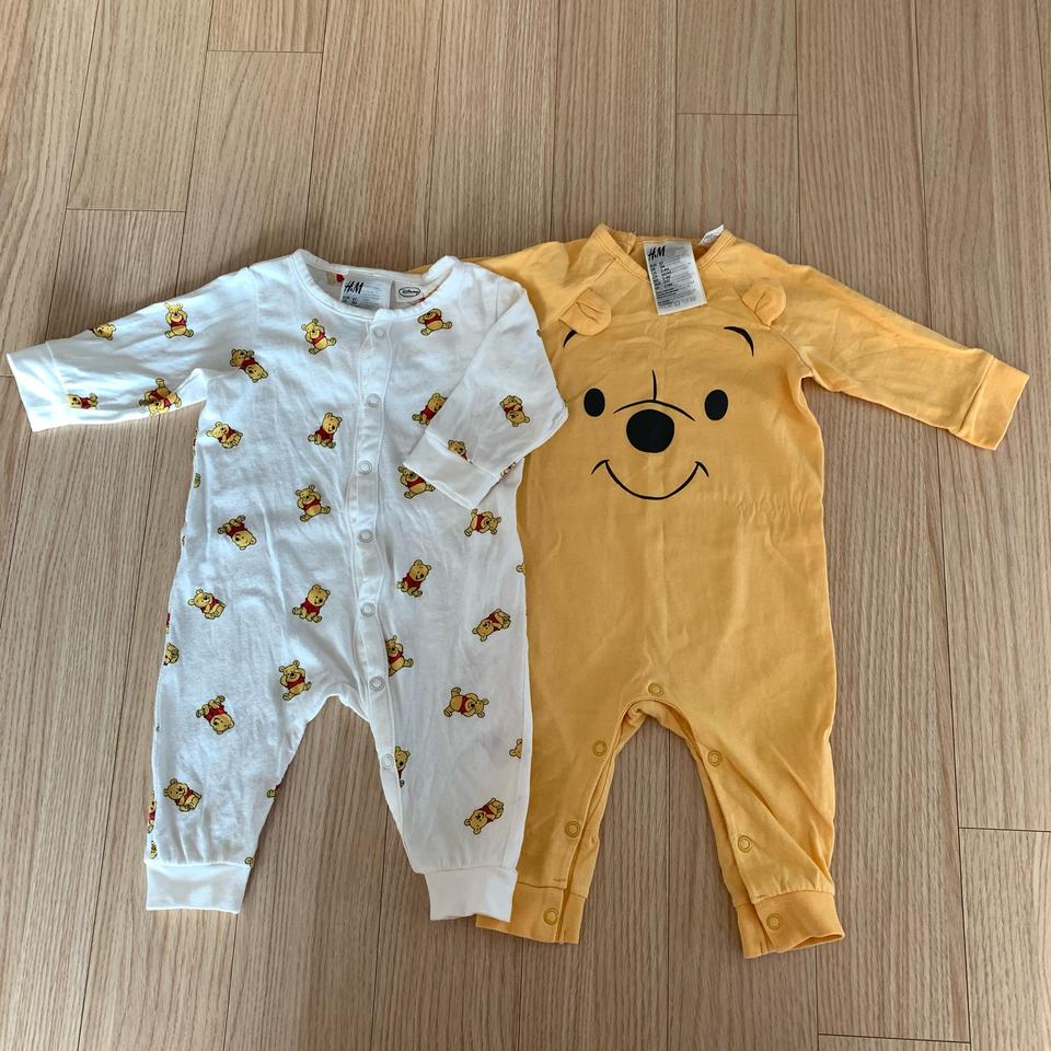 h&m 곰돌이푸 바디수트 우주복