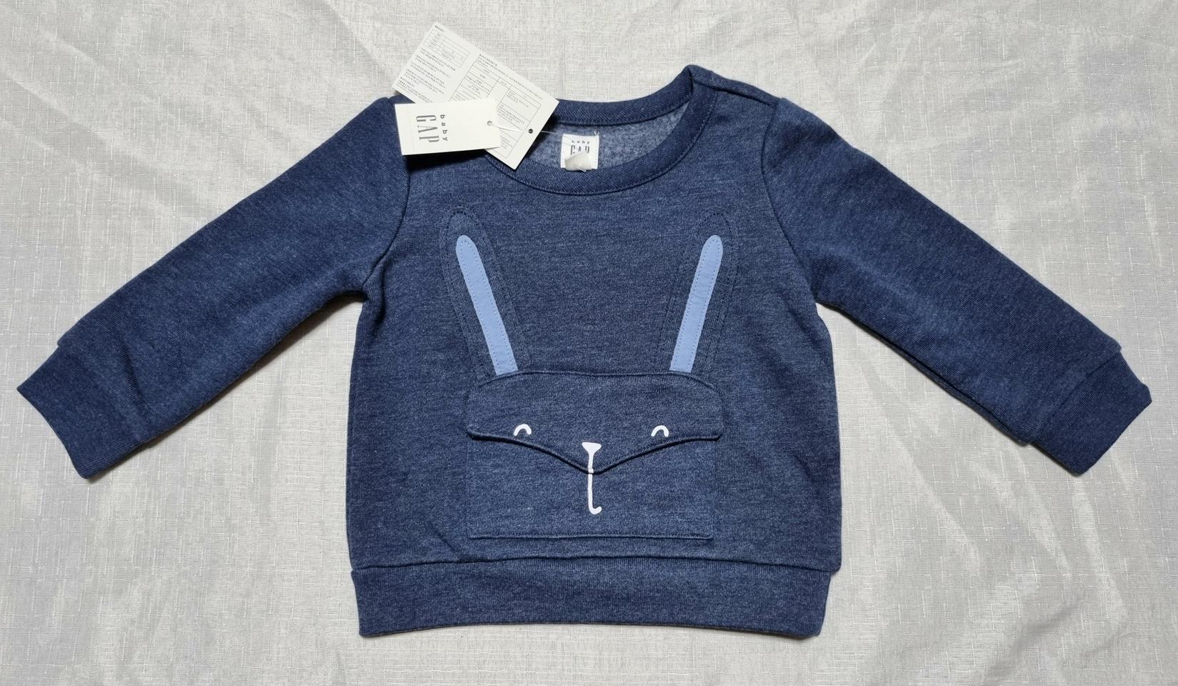 베이비갭 기모있음 티셔츠 사이즈 18~24개월 (새상품)