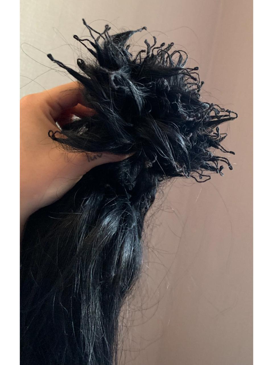 붙임머리 노팁(무팁) 인모 16인치 판매합니다