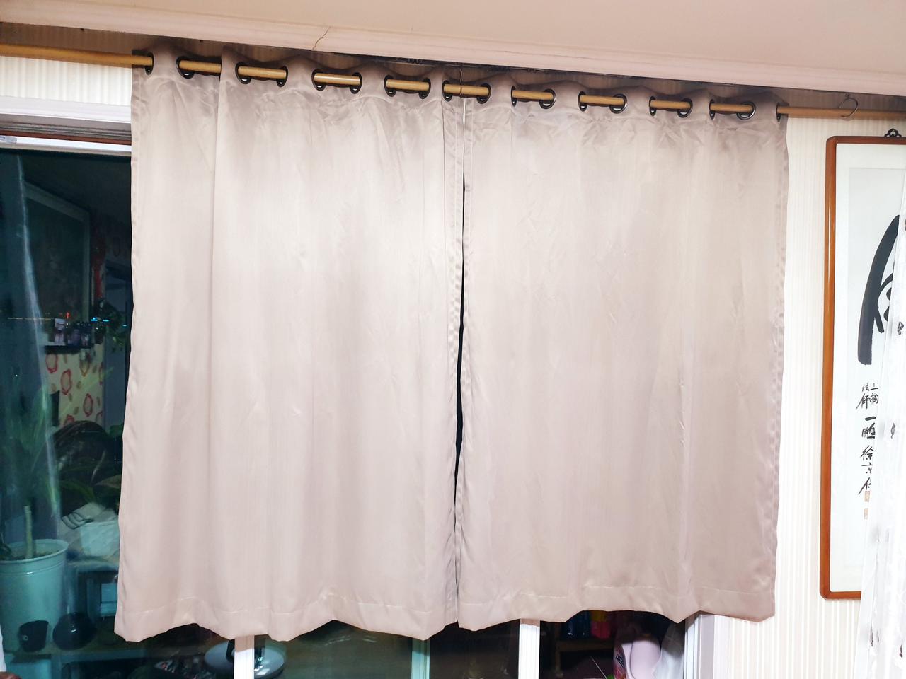 봉 암막 커튼 한세트270-170