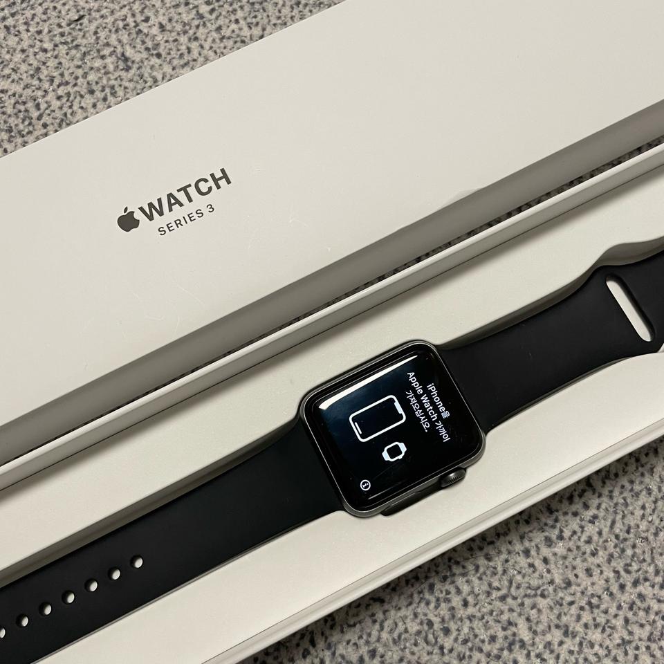 애플워치3 GPS 42mm 스페이스그레이