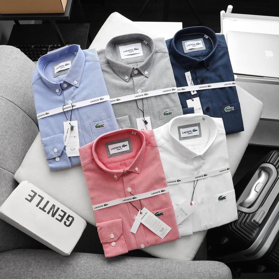 라코스테 1+1 스트레치 솔리드남방