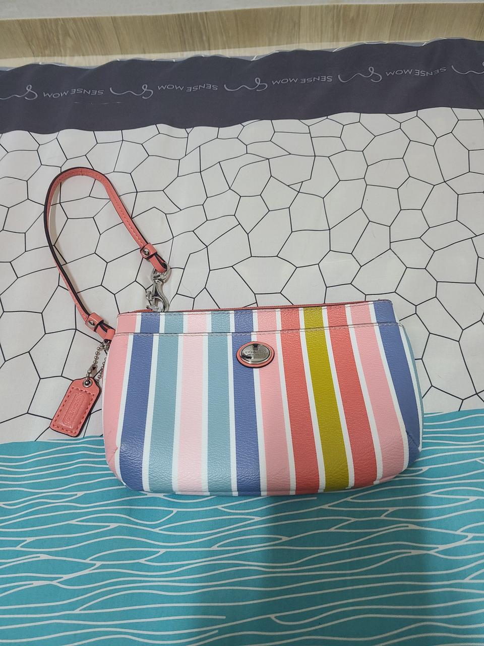 코치 파우치 손목지갑 미니 가방