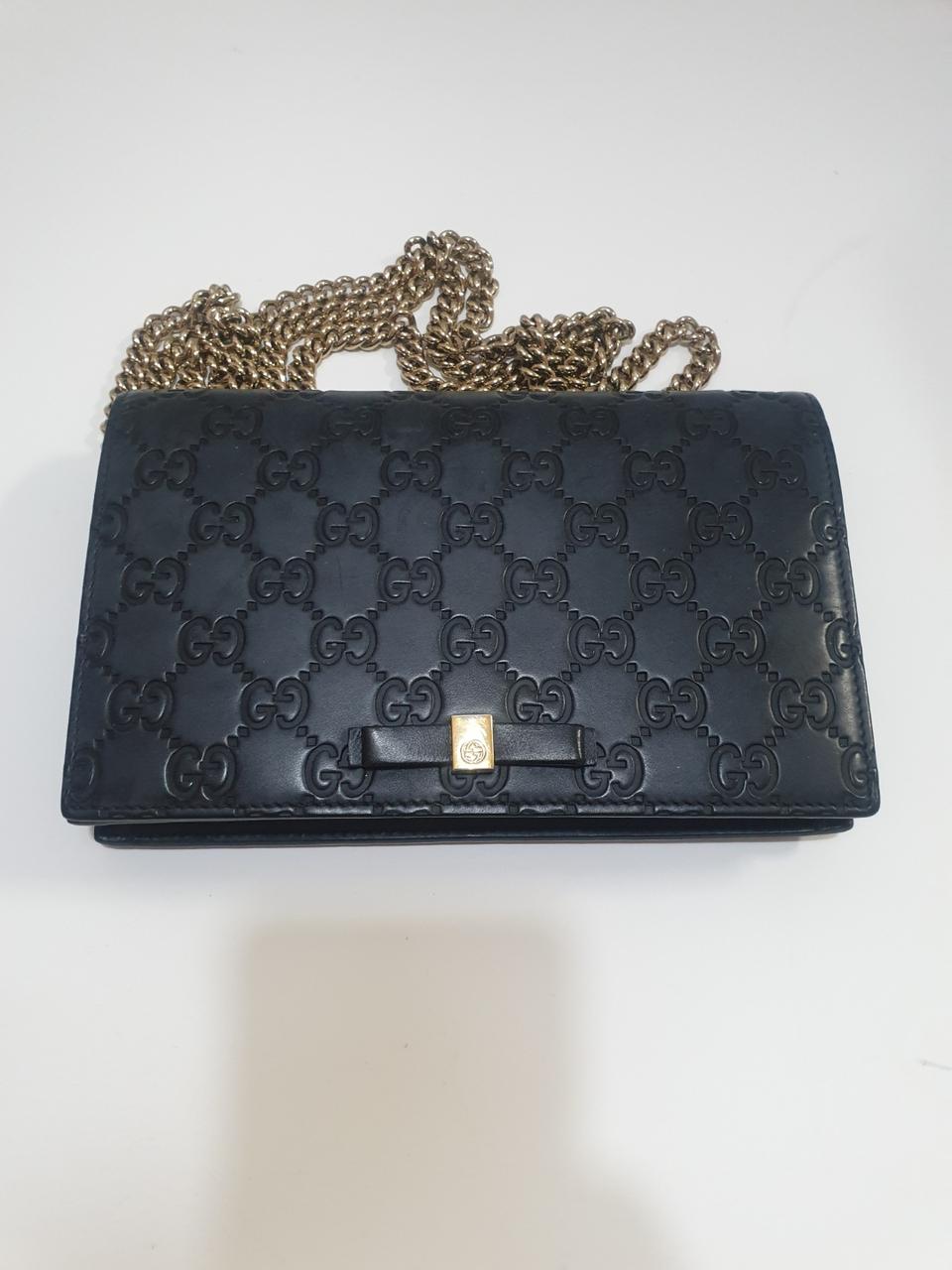 정품 구찌 보우 시그니처 숄더백 431408