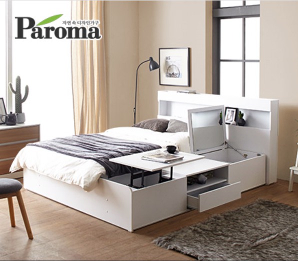 하모니 LED 올인원침대 (SS 슈퍼싱글)