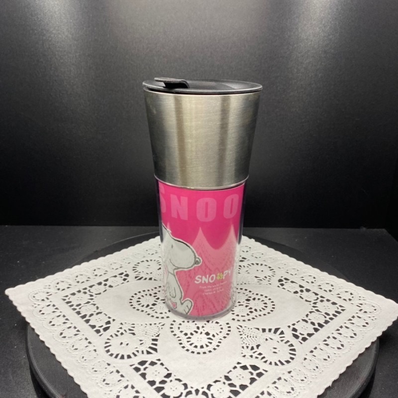 (새상품) 스누피 텀블러 핑크