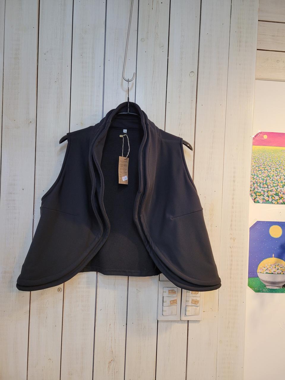 기모 이중와이어카라  조끼