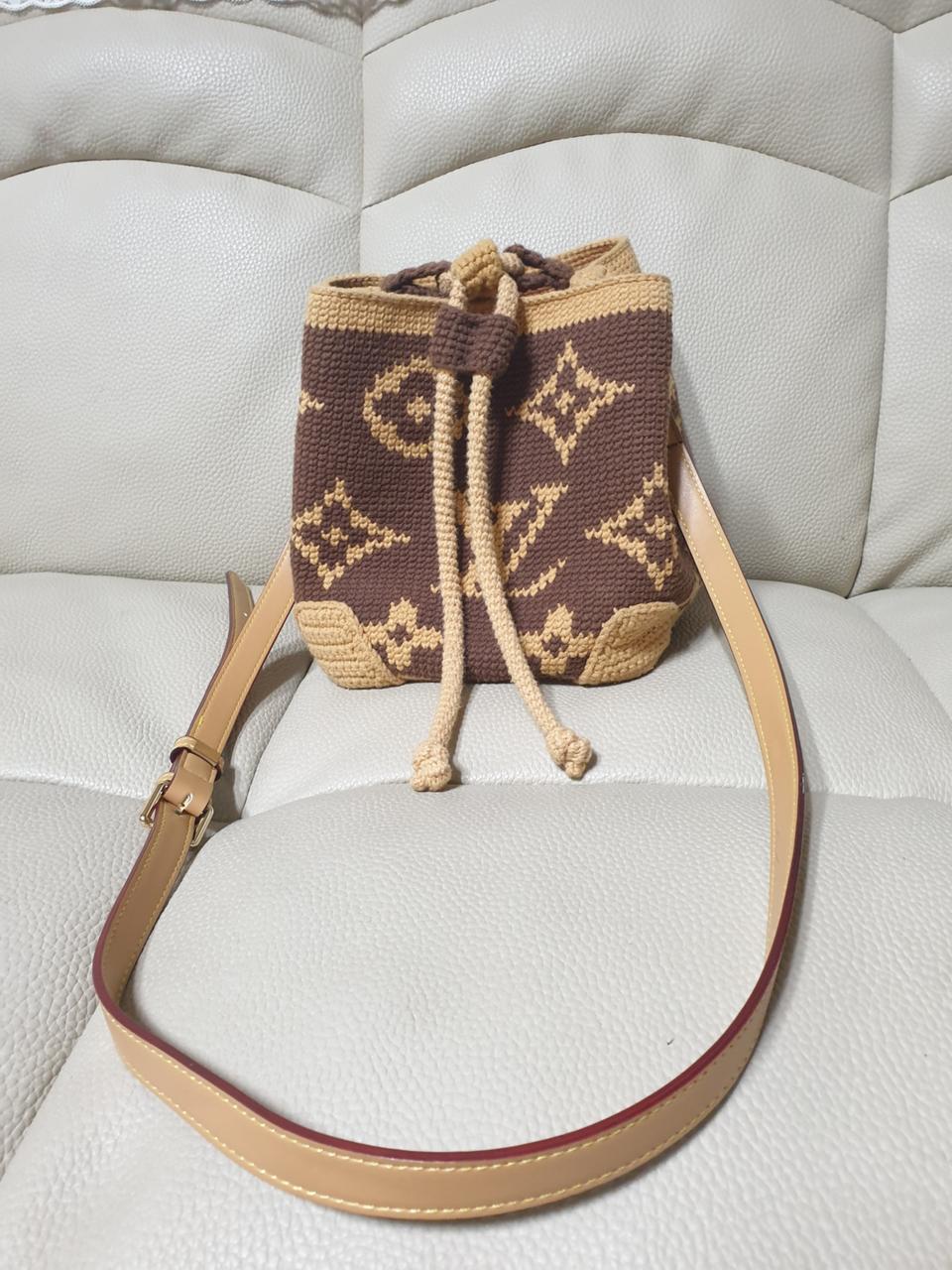 수공뜨개복조리크로스