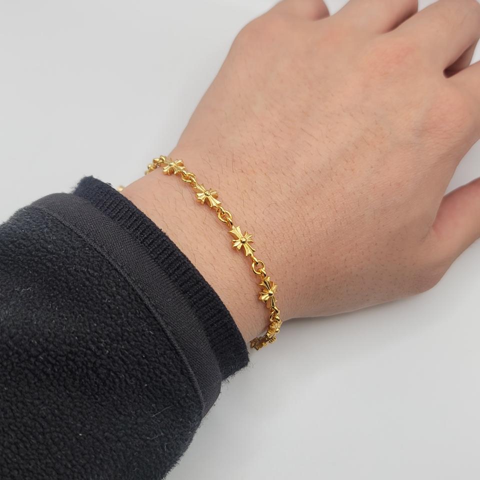 3돈 925실버 22k도금 타이니팔찌 도금팔찌 18k 금팔찌