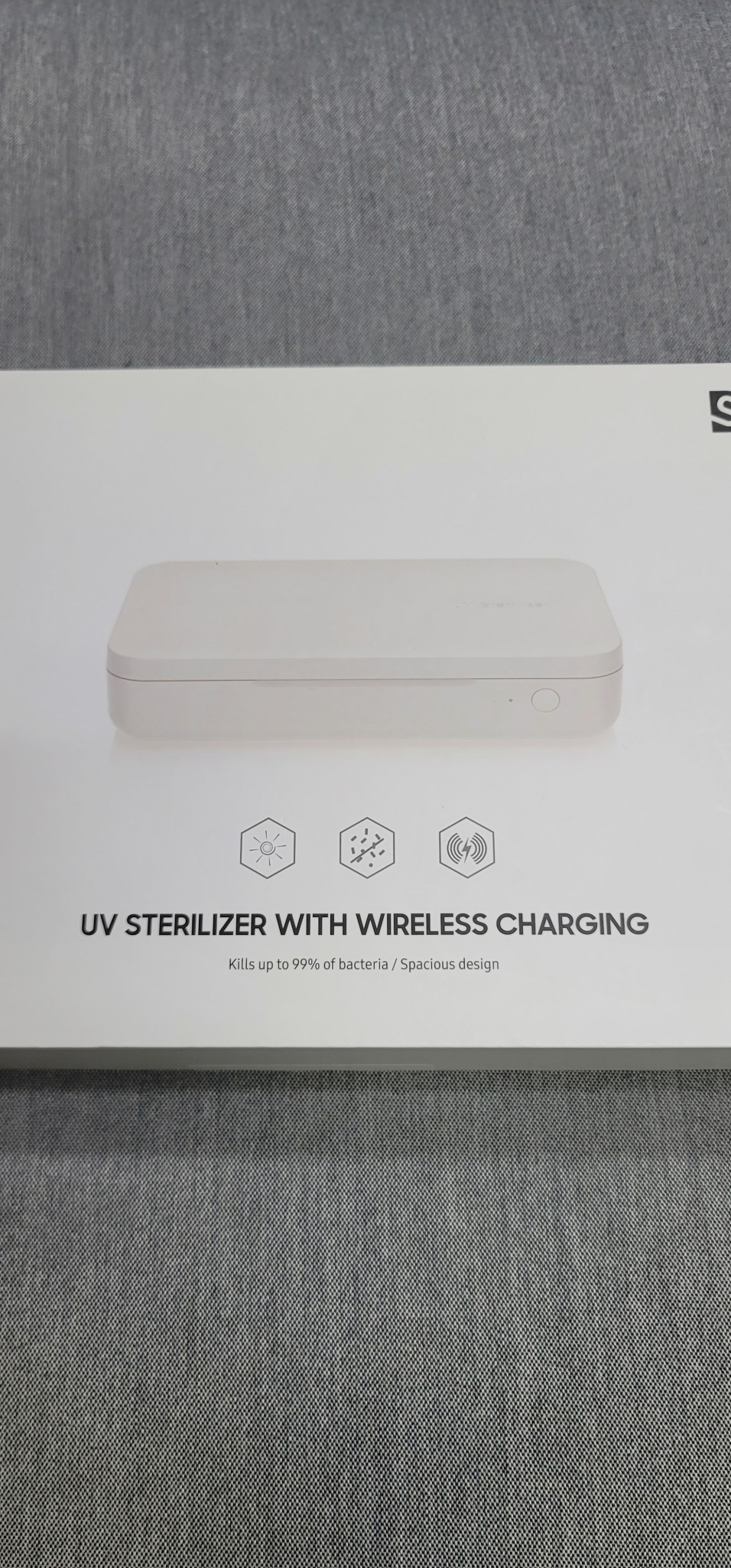디자인 포 삼성 UV 살균 무선 충전기