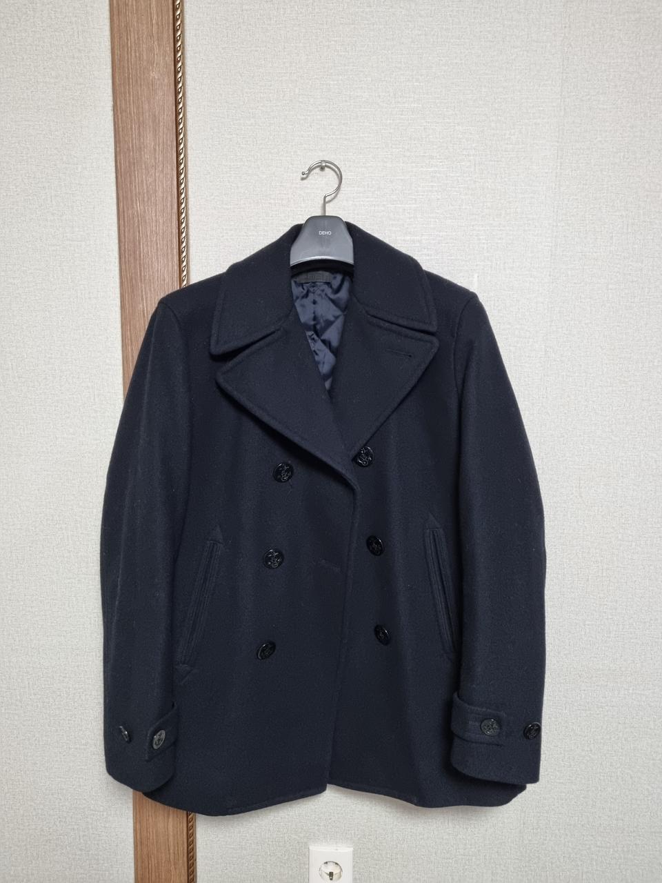 유니클로 피코트 블랙 100~105 L XL