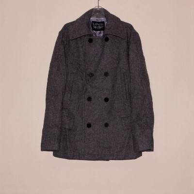 100) 리바이스 양모 모직코트 하프코트 더블패턴