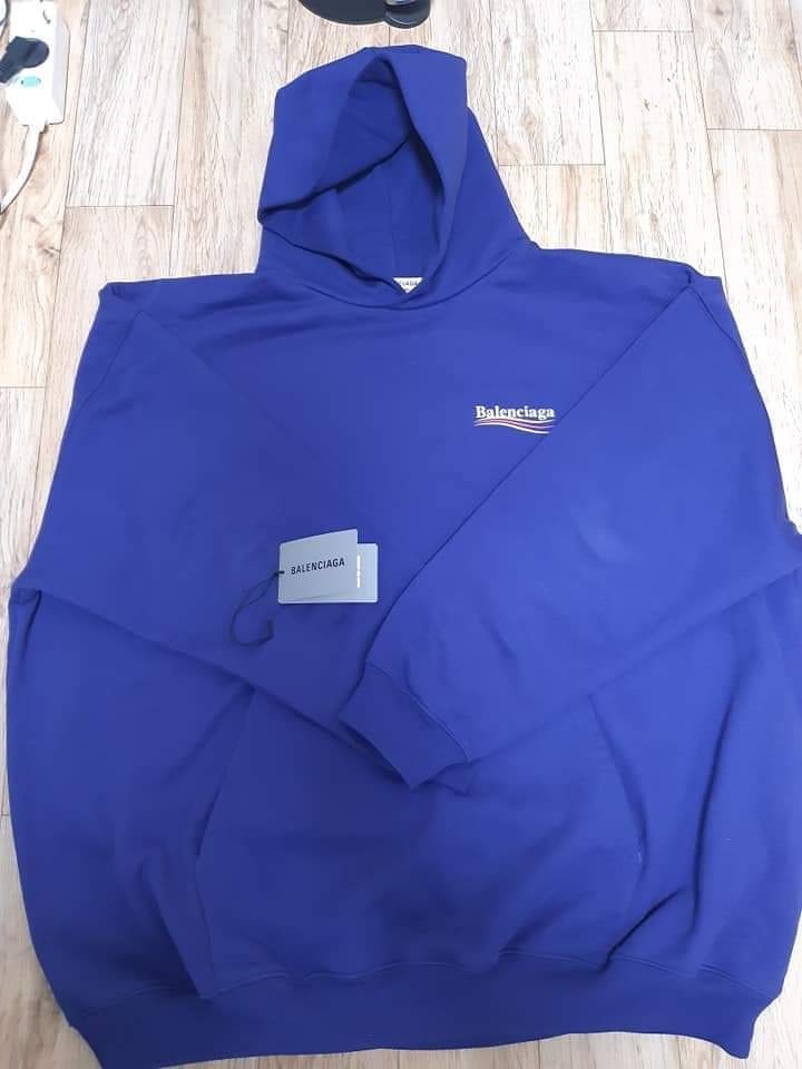 {정품판매}발렌시아가 21SS 웨이브온로고후드티팝니다 명품의류명품후드판매