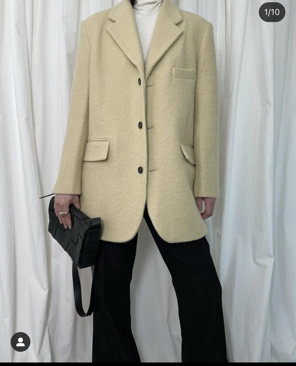 고급진 알파카 자켓 새상품