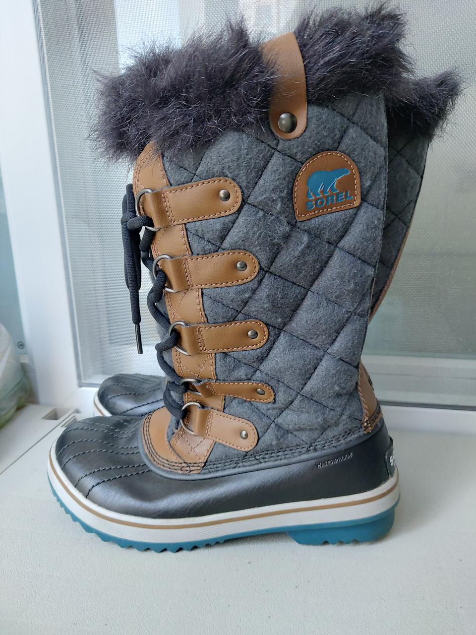 SOREL 소렐 여성 퍼 패딩 롱 방한부츠 250
