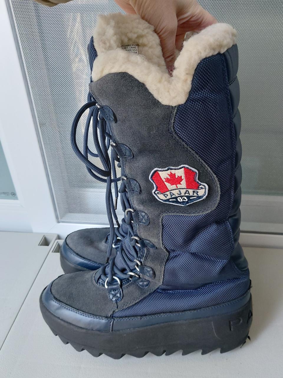 PAJAR 파잘 여성 퍼 패딩 방한 롱부츠 250