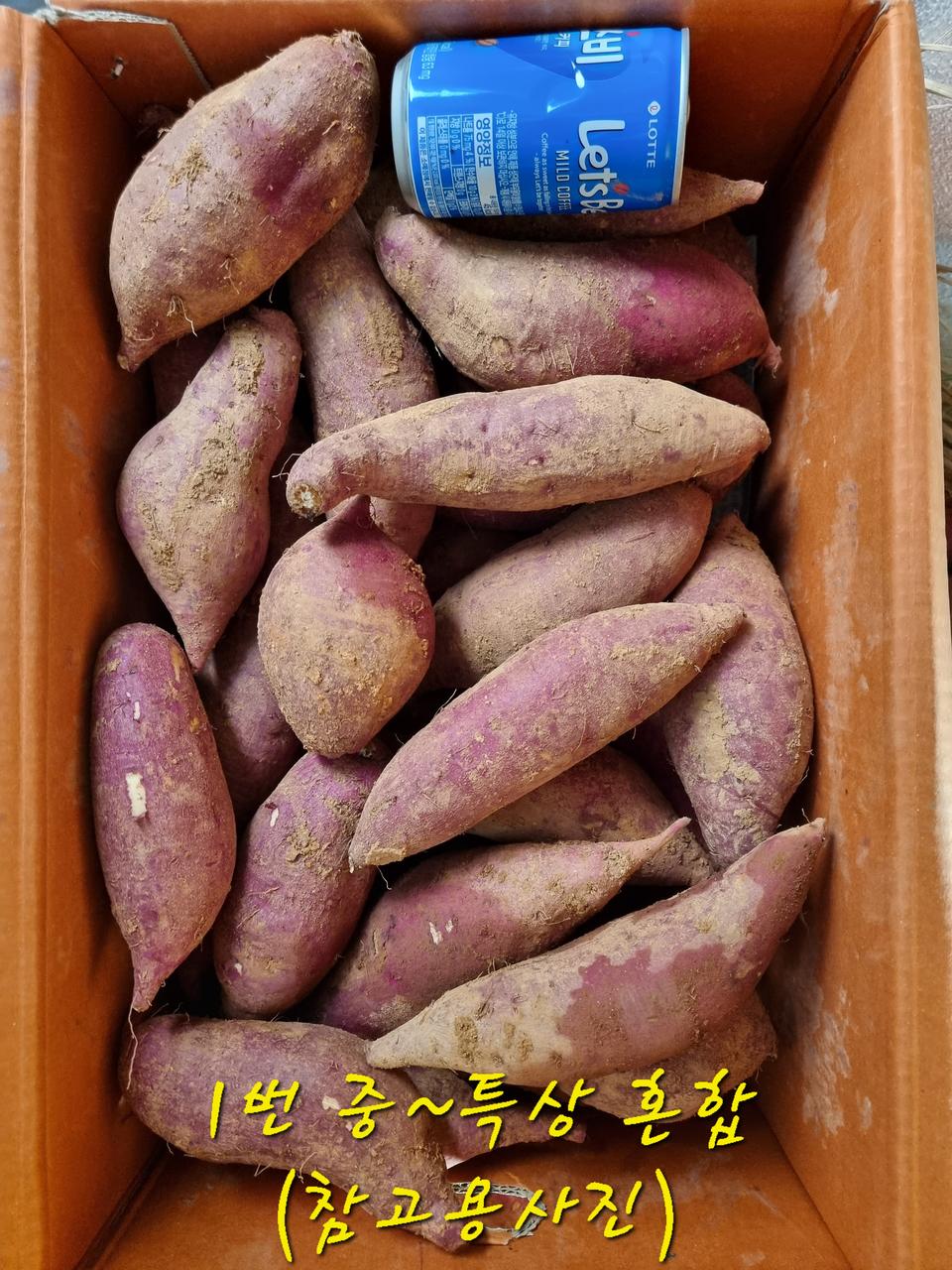 (10kg무료배송)밤고구마 중~특상혼합(1번) 판매합니다.