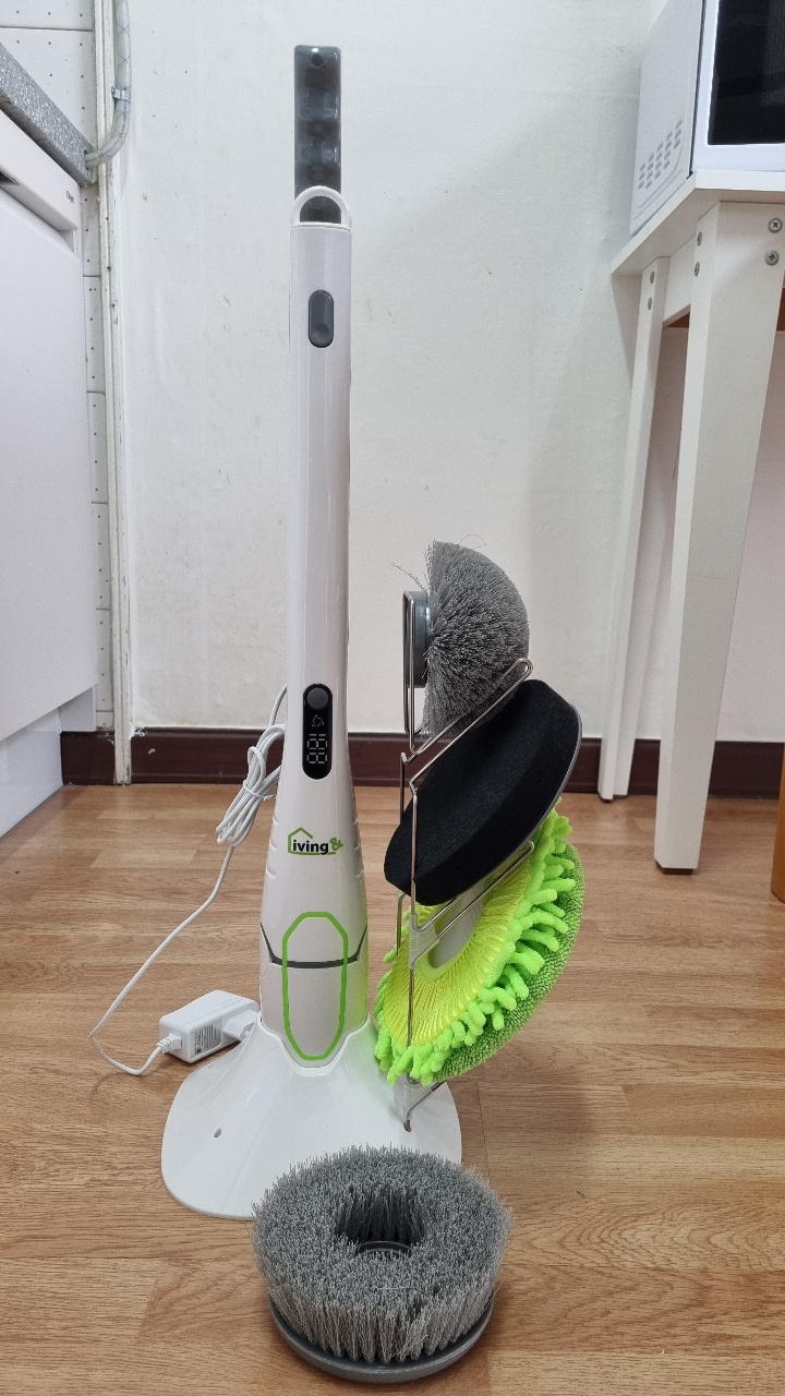 워터루핀 욕실청소기 무선 화장실 스핀 회전 자동 전동 청소솔