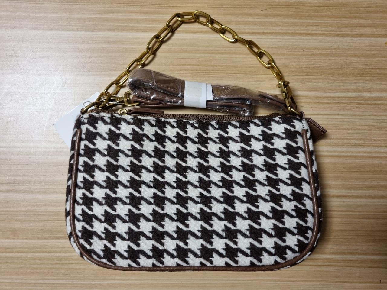 제비체크가방 체크가방 숄더백 도트백