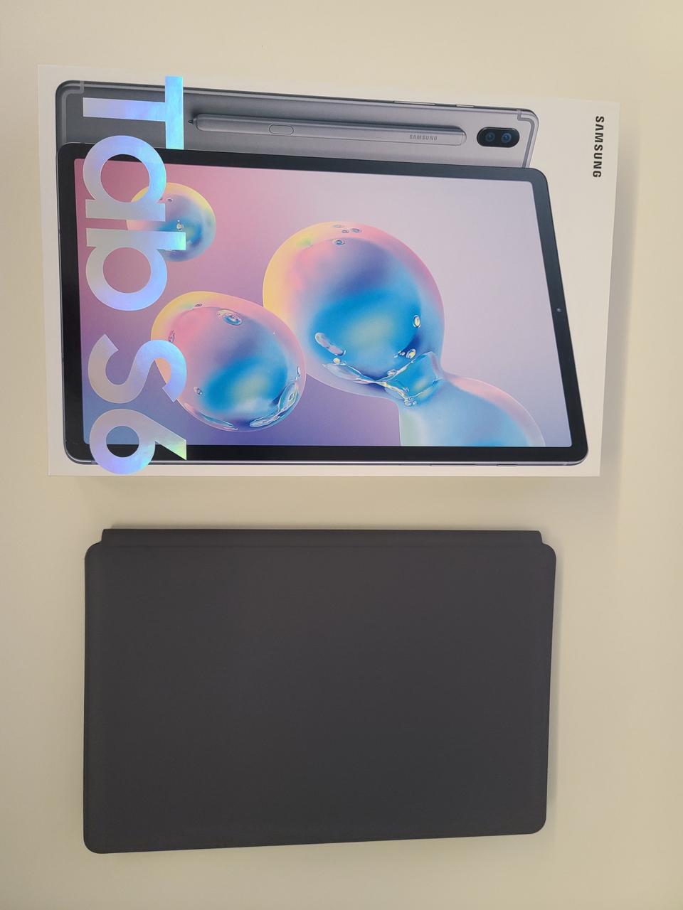 갤럭시탭s6 lte 128g + 삼성정품 키보드케이스 (라이트 아님)