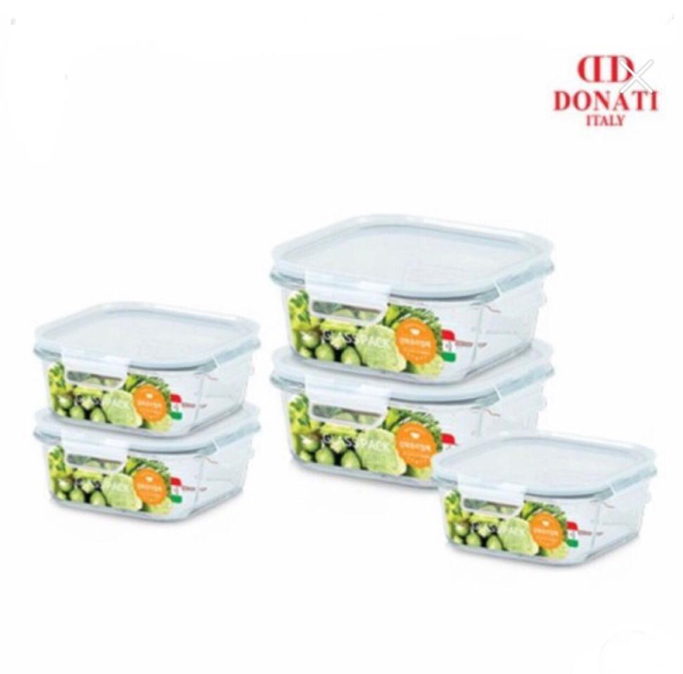 도나티 슈퍼템퍼드 글라스 밀폐용기 5종