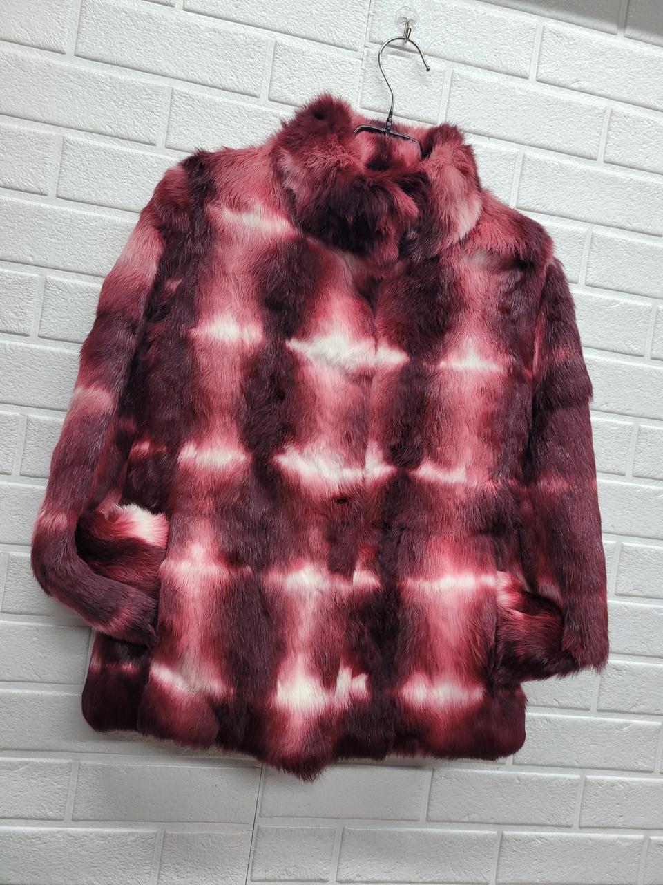 토끼털 렉스털 모피자켓