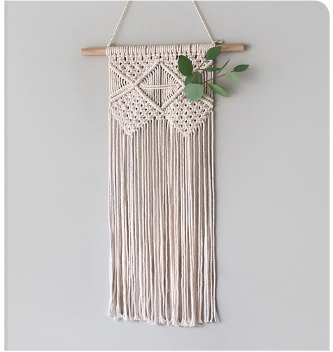 대형 마크라메 월행잉 새것