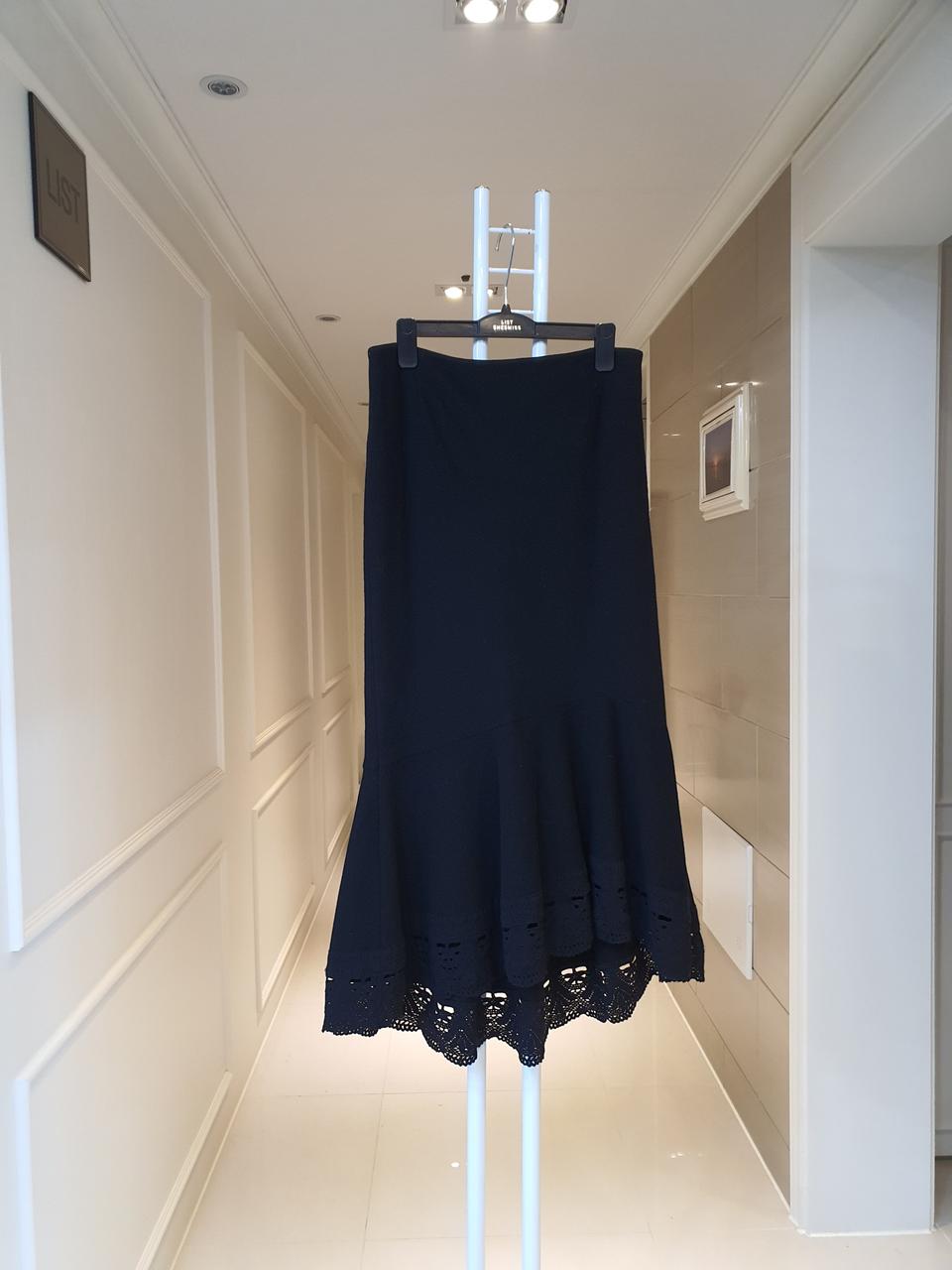 롱스커트머메이드 블랙