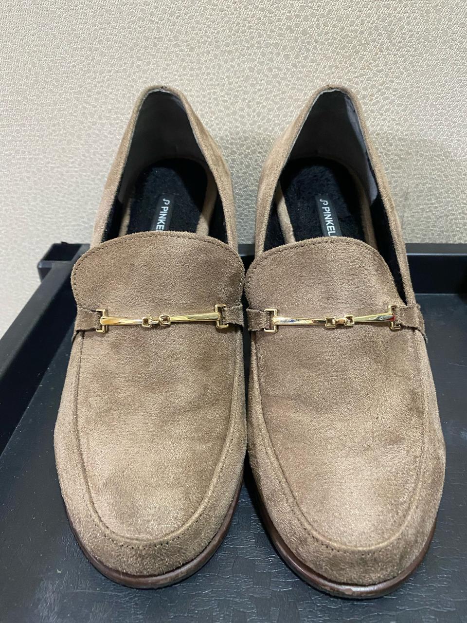 스웨이드 로퍼 4cm (235)