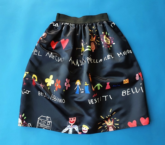 허리밴딩 새틴스커트 새제품