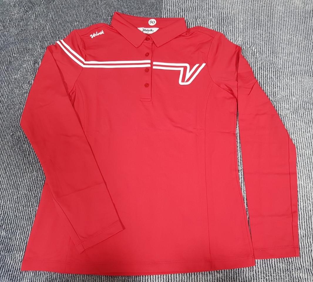 새상품 볼빅 여성 약기모 상의 레드