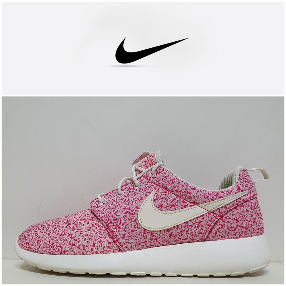 *나이키* 우먼스 로쉐런 프린트핑크 런닝화 (245) 거의새것