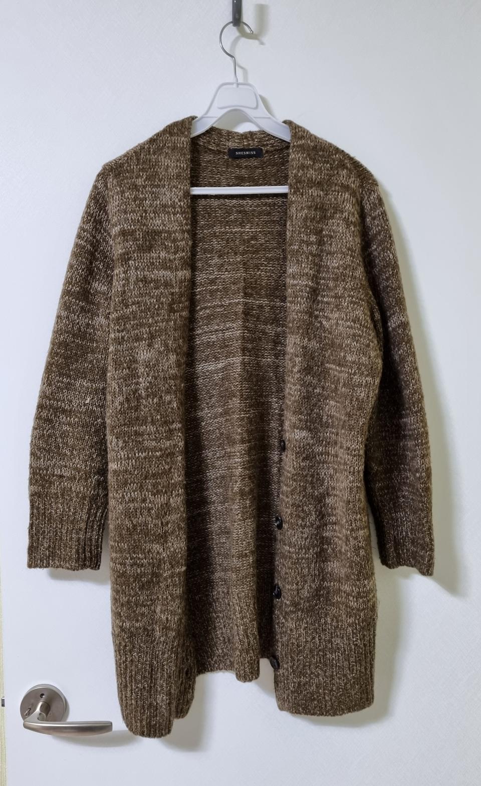 쉬즈미스 여성 롱가디건