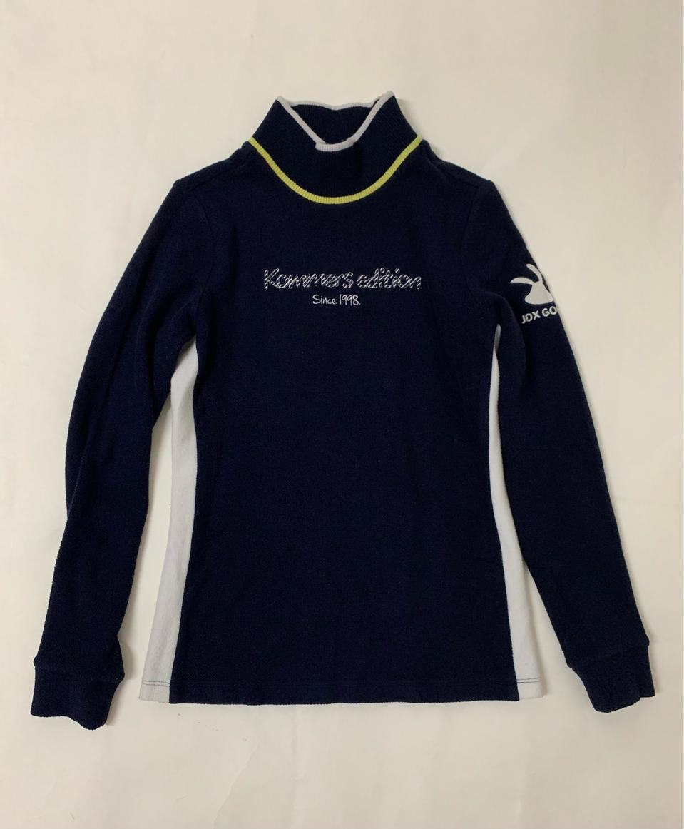 골지니트 반목폴라 터틀넥 jdx골프웨어 네이비
