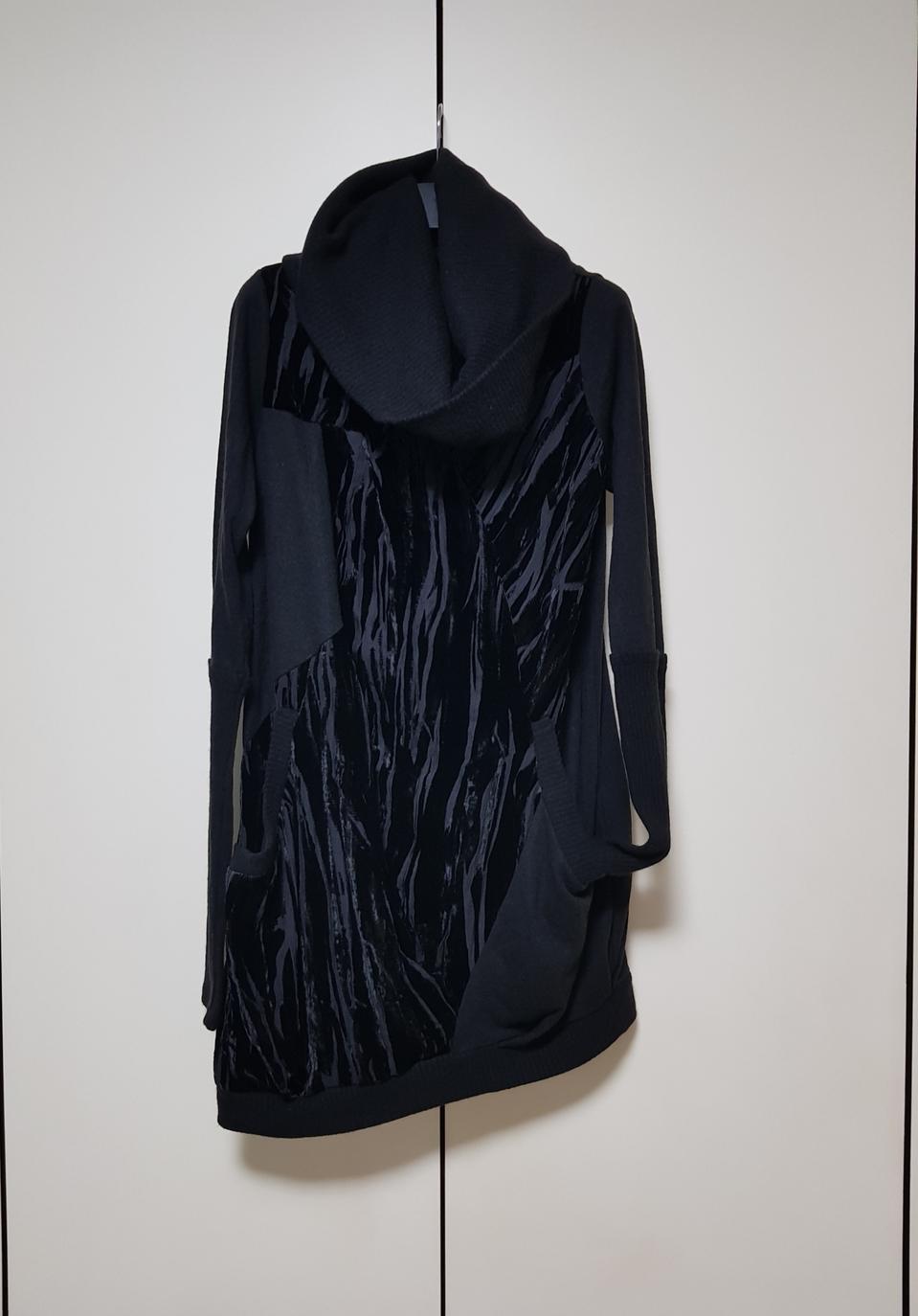 ✴탱커스 벨벳배색 터틀넥원피스.55~