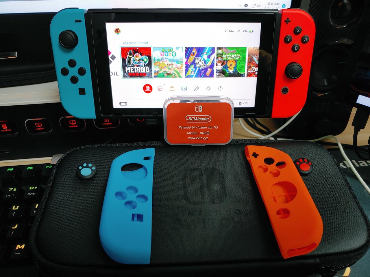 [택포]닌텐도 스위치 256g 커펌