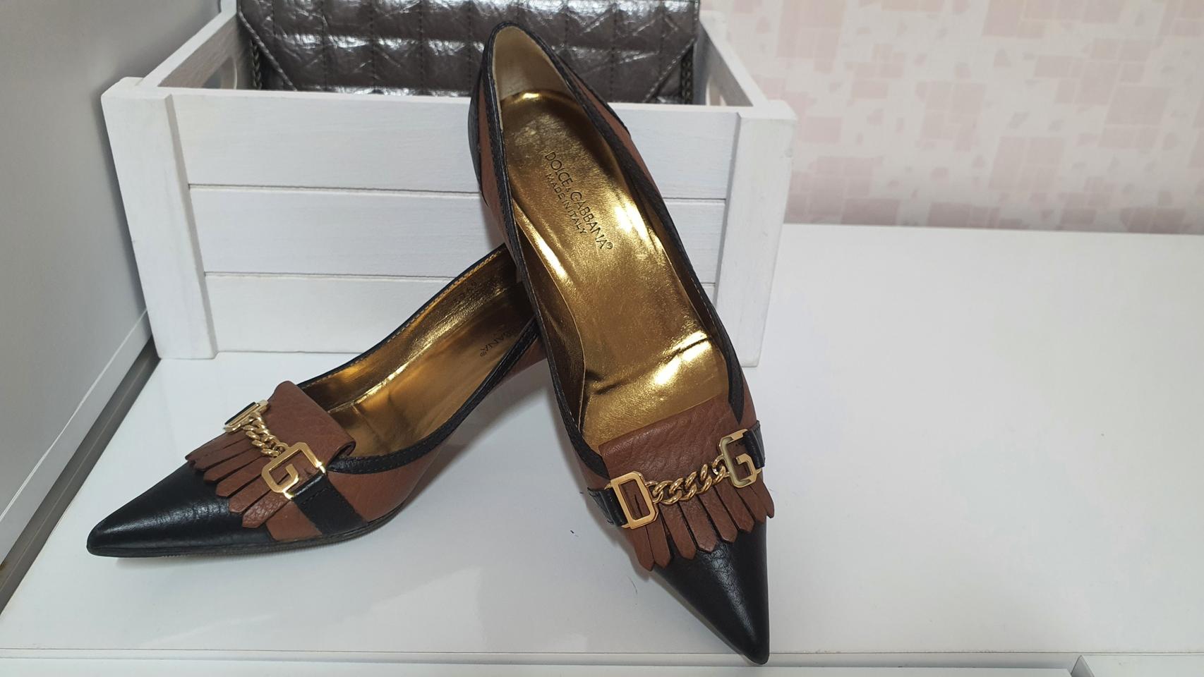 돌체앤가바나 정품 스틸레토6센티굽 235