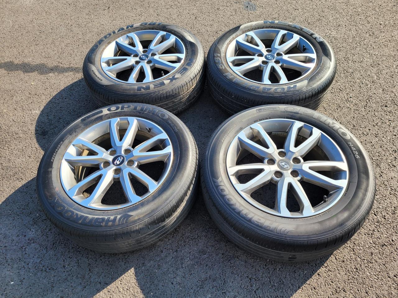 싼타페 dm 18인치 휠타이어